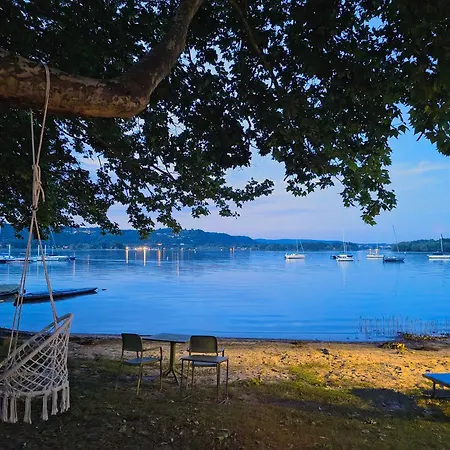 Lakefront, Wi-fi&private Parking - La Grotta Sul Appartamento Dormelletto
